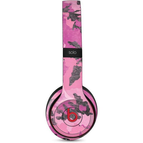 Pink Camouflage Beats Solo 3 Wireless Skin